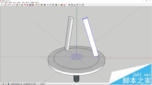 sketchup怎么绘制一个很有创意的桌椅模型?14