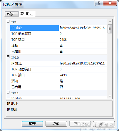 多实例设置本地IP访问sqlserver数据库步骤(图 )3