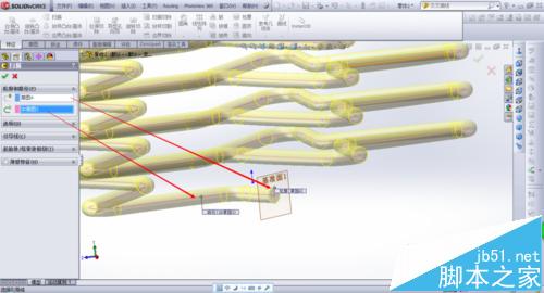 solidworks星形弹簧模型怎么建模?21