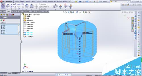 solidworks星形弹簧模型怎么建模?14