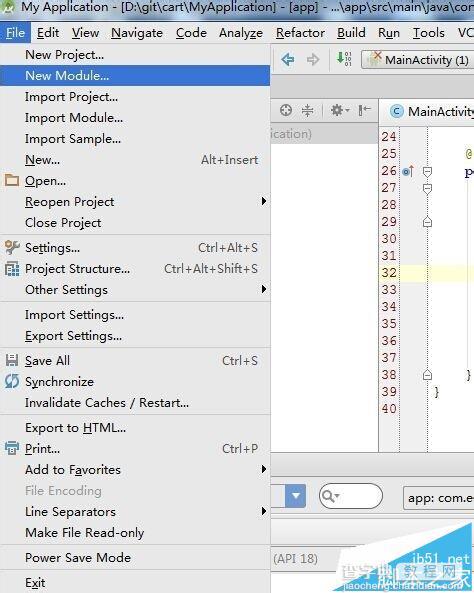 android studio怎么添加/删除工程module?1