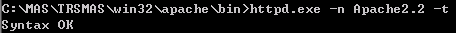 windows下作为应用程序启动apache的方法3