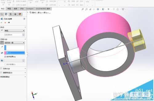 SolidWorks怎么拉伸实体?12