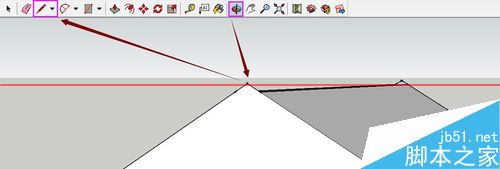 SketchUp绘图软件怎么绘制3D小房子？11