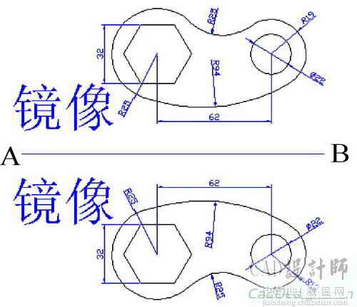 在AutoCAD2008中如何使用夹点编辑图形对象6