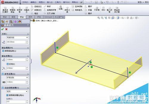 solidworks怎么给工程图中的钣金折弯线注释?1