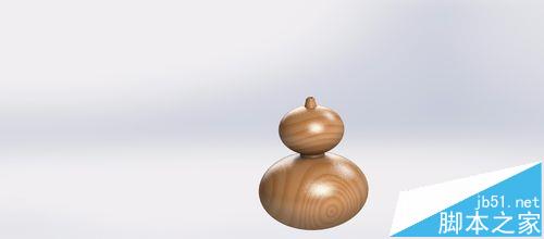 solidworks怎么绘制木质葫芦模型?1