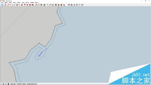 sketchup怎么在地图上制作中国地图图形的书架?8