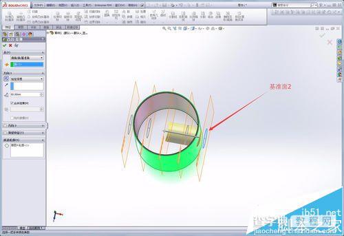 Solidworks怎么在曲面上拉伸? solidworks曲面拉伸的实例教程19