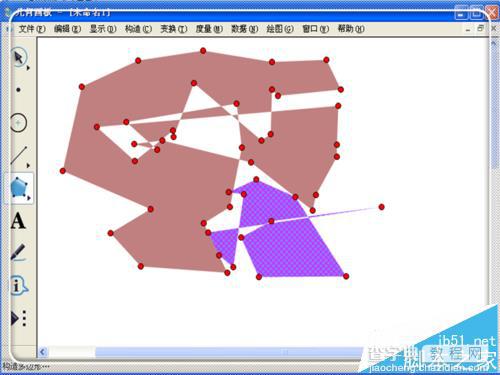 几何画板怎么选中图形中的点?1