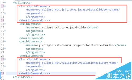 eclipse中怎么去掉xml/js验证?2