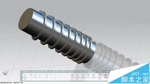 UG怎么画变螺距螺杆的模型?1