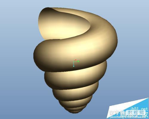 proe怎么绘制一个逼真的田螺模型?12