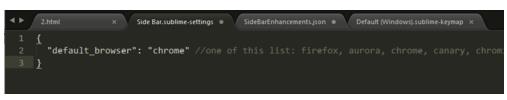 Sublime Text 3怎么设配置浏览默认路径为localhost?2