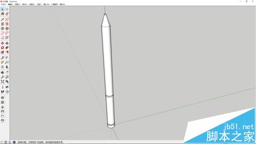 sketchup怎么画自动铅笔模型?1