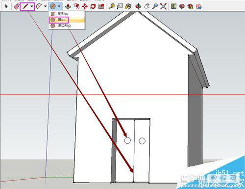 SketchUp绘图软件怎么绘制3D小房子？22