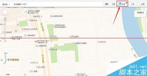 电脑怎么使用高德地图查当地的街景？5