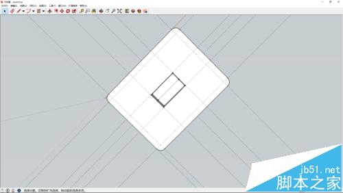 sketchup怎么绘制usb充电插头模型?12