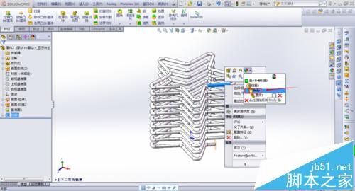 solidworks星形弹簧模型怎么建模?22