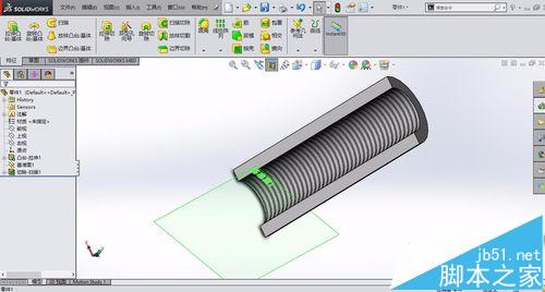 solidworks内螺纹怎么画? solidworks绘制螺纹的教程12