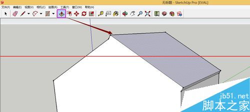 SketchUp绘图软件怎么绘制3D小房子？7