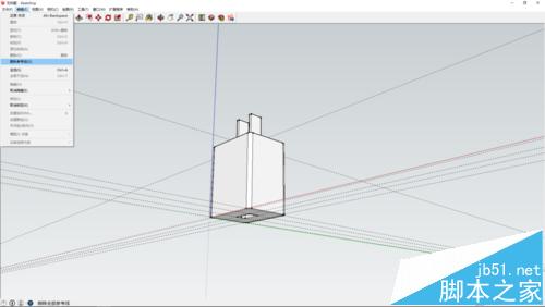 sketchup怎么绘制usb充电插头模型?13