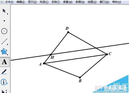 几何画板怎么画图形阴影? 几何画板绘制斜线阴影的教程11