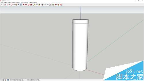 sketchup怎么绘制5号电池模型? sketchup电池建模的详细教程4