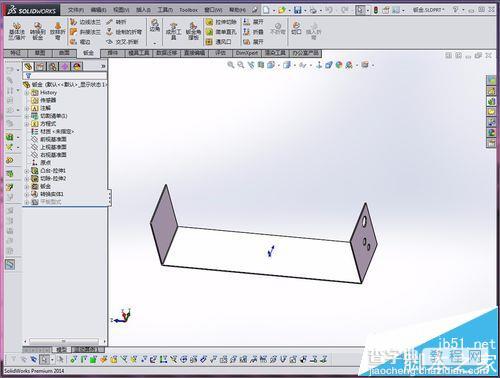 solidworks2014设计库文件夹中没有钣金成型文件夹怎么办?1