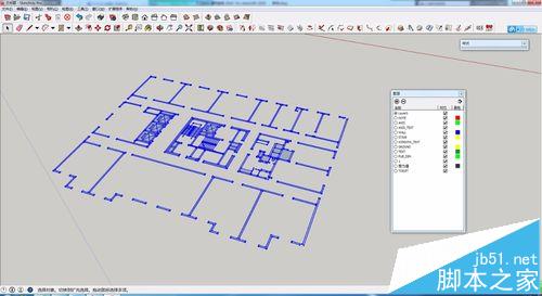 SketchUp图纸导图cad后有破面不能完全显示怎么办?11