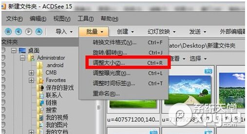 怎样用acdsee批量修改图片大小方法教程4
