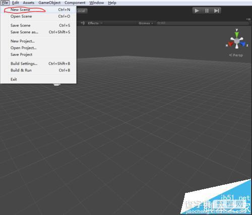 Unity3d怎么创建工程与场景?12