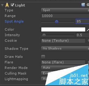 unity3d中四种光源有什么区别?6