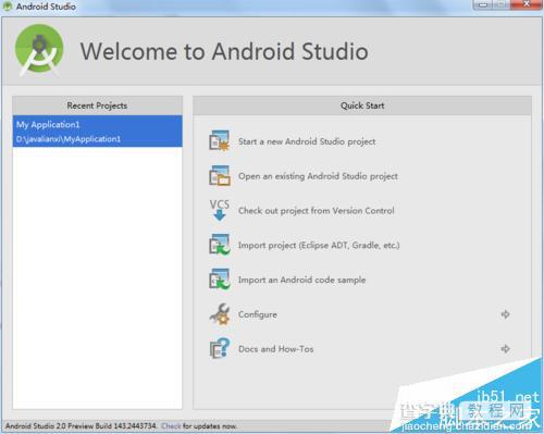 android studio启动是怎么设置是否自动打开项目?6