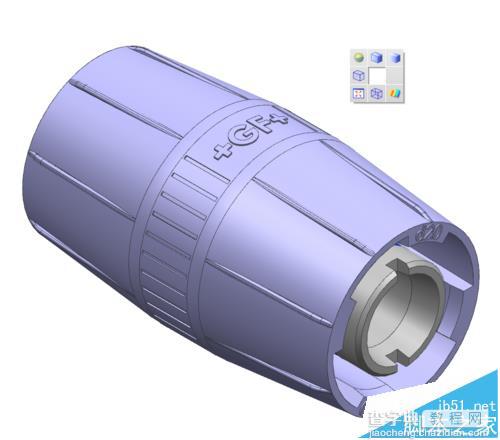 UG 9.0中怎么查看三维图内部?19