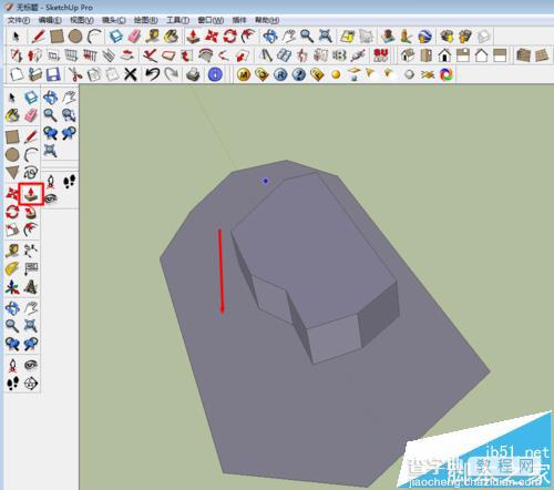 sketchup怎么绘制山体模型?6