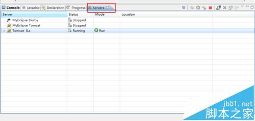MyEclipse中Servers窗口在哪里怎么显示?5