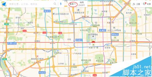 高德地图网页版怎么切换搜索城市?3