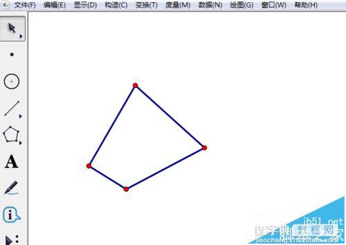 几何画板如何使用多边形工具?3