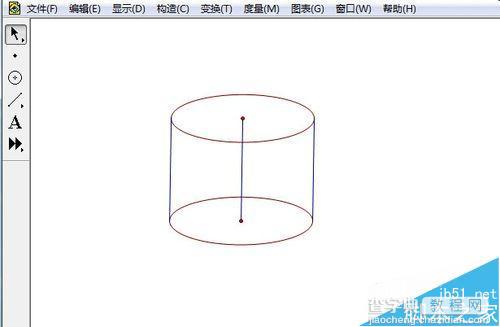 几何画板制作圆柱体的形成动画演示方法10