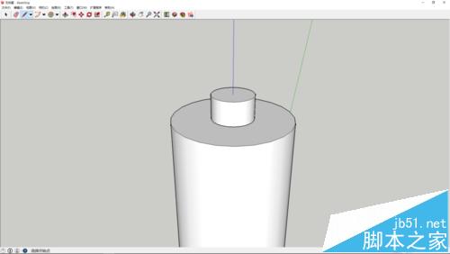 sketchup怎么绘制5号电池模型? sketchup电池建模的详细教程7