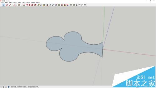 sketchup怎么画一个简单的蘑菇云简单模型?9