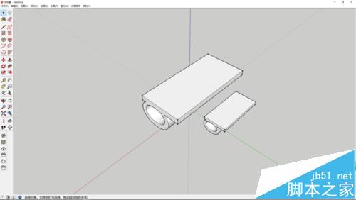 sketchup怎么绘制b字母桌椅模型?1