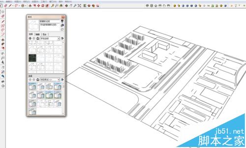 sketchup怎么导出清晰的线稿?5