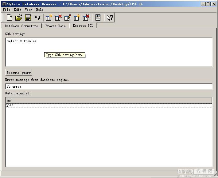 SQLite Database Browser数据库查看器图文使用教程7
