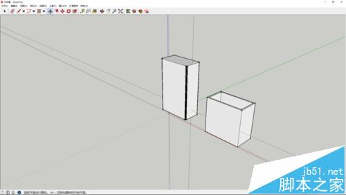 sketchup怎么画一个一个简单的橡皮擦模型?9