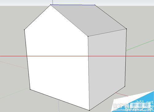 SketchUp绘图软件怎么绘制3D小房子？6