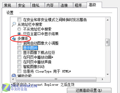 提高IE7打开页面的速度 从软件设置做起2