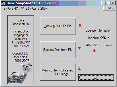 Snapshot 使用教程详细图解1