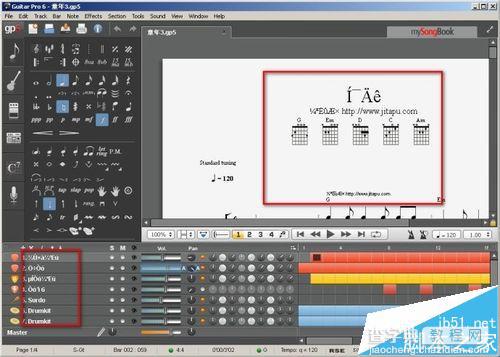 Guitar Pro 6曲谱出现中文乱码该怎么办?1